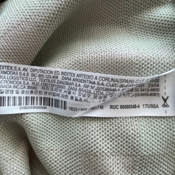 ZARA Plaid Crop Knit Jacket Size M ASO Layla Keating (All American) Preppy - Picture 5 of 7